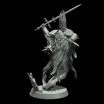 Wrath King Miniature - 3 Poses - 28mm scale Tabletop gaming DnD Miniature Dungeons and Dragons dnd 5e - Plague Miniatures