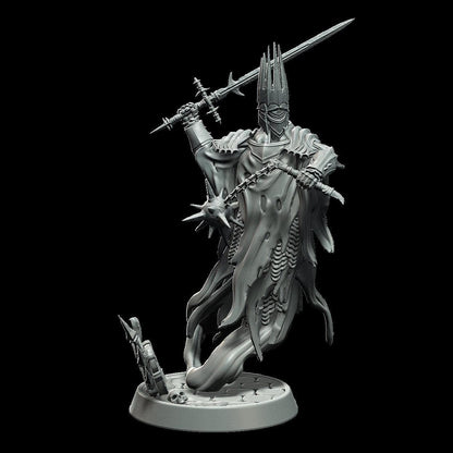 Wrath King Miniature - 3 Poses - 28mm scale Tabletop gaming DnD Miniature Dungeons and Dragons dnd 5e - Plague Miniatures shop for DnD Miniatures
