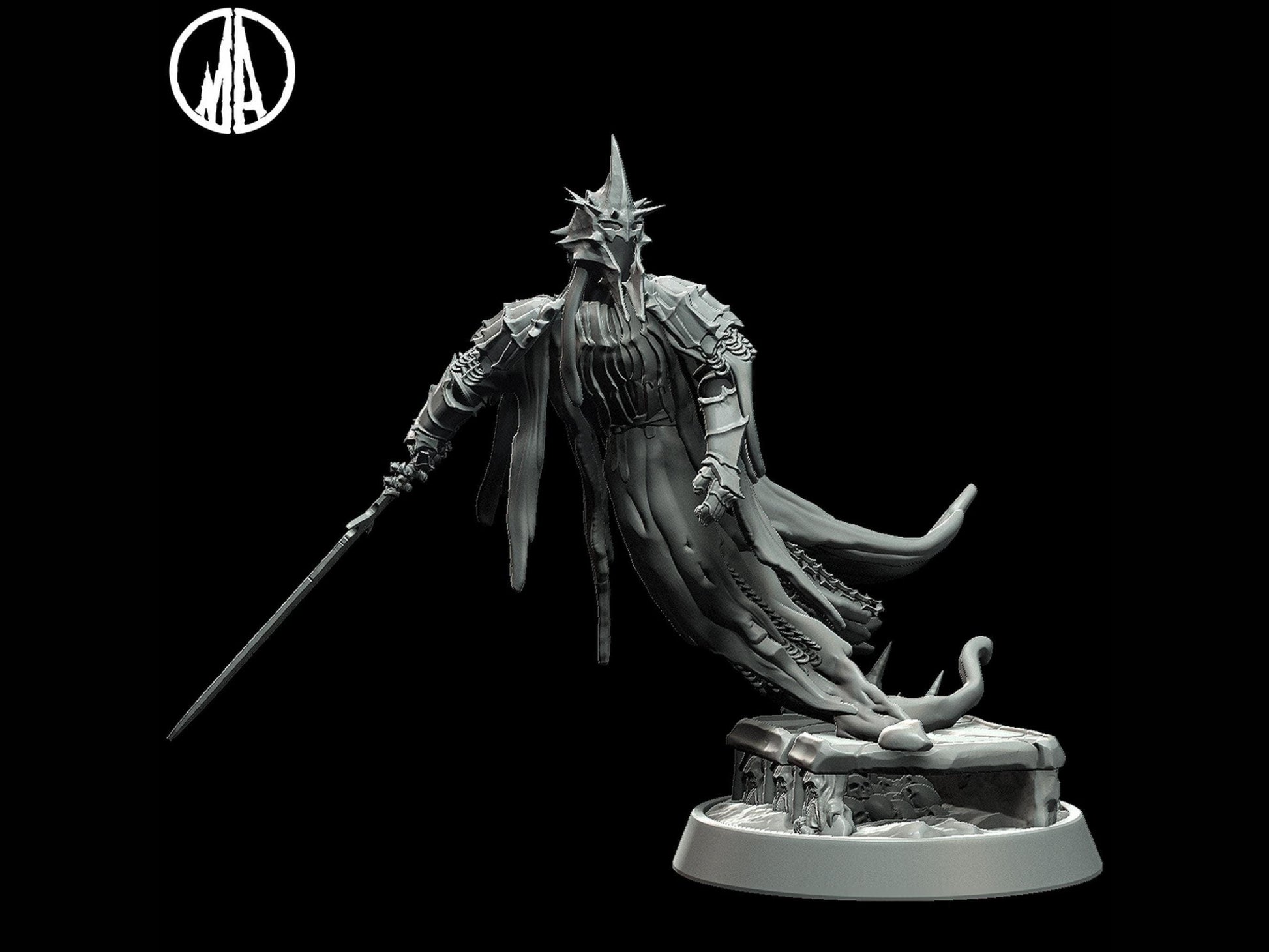 Wretched Soul Miniature - 3 Poses - 28mm scale Tabletop gaming DnD Miniature Dungeons and Dragons, dnd 5e - Plague Miniatures