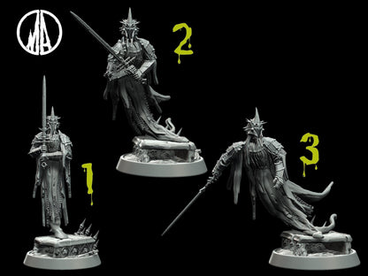 Wretched Soul Miniature skeleton miniatures - 3 Poses - 28mm scale Tabletop gaming DnD Miniature Dungeons and Dragons figure dnd 5e - Plague Miniatures