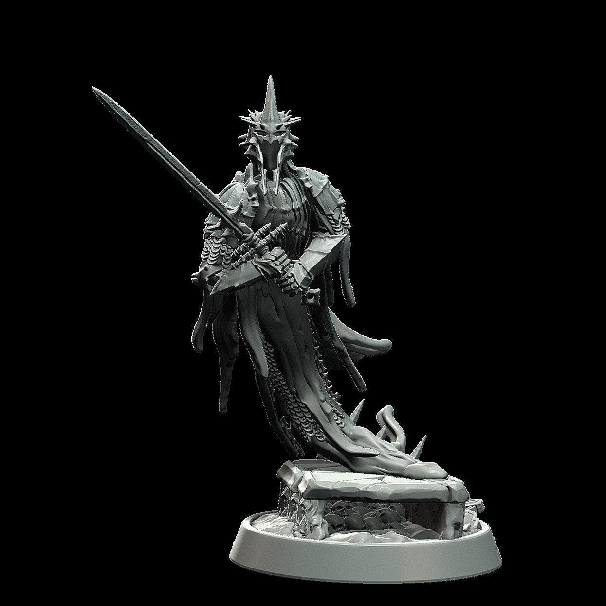 Wretched Soul Miniature skeleton miniatures - 3 Poses - 28mm scale Tabletop gaming DnD Miniature Dungeons and Dragons figure dnd 5e - Plague Miniatures