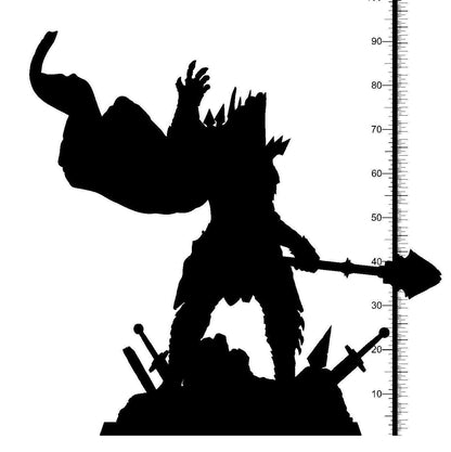 Zaudon Wizard Boss Monster Miniature | Epic Mage Figurine for Tabletop RPG Battles | 32mm Scale - Plague Miniatures