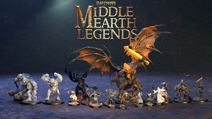 Zaudon Wizard Boss Monster Miniature | Epic Mage Figurine for Tabletop RPG Battles | 32mm Scale - Plague Miniatures