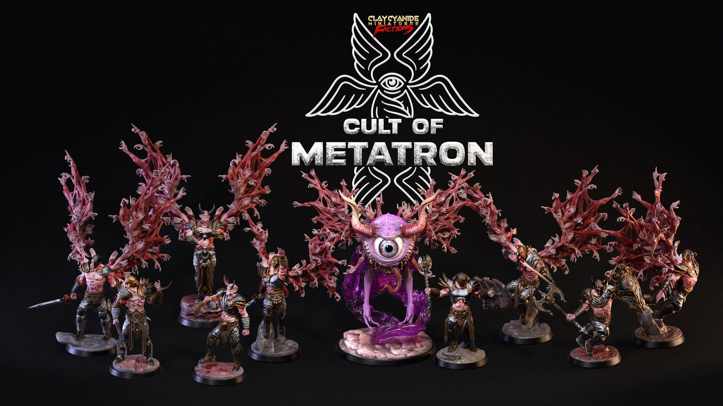 Zedekiah Metatron Miniature | Demonic Monster Unleashed | 32mm Scale - Plague Miniatures