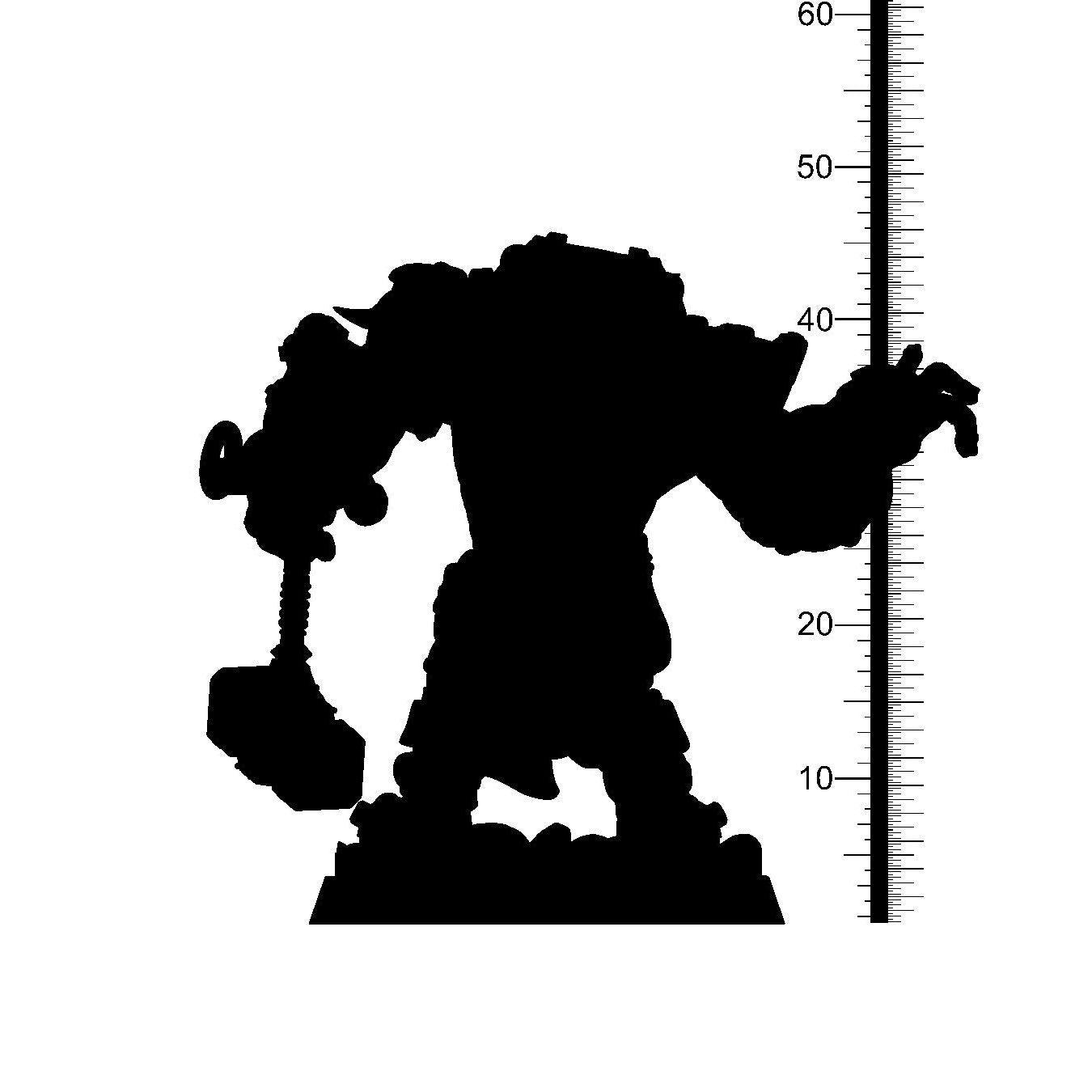 Zervos, the Mighty War Troll Miniature | DnD Trolls for Tabletop RPGs | 32mm Scale - Plague Miniatures shop for DnD Miniatures